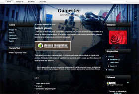 Gamester - Bloogger template