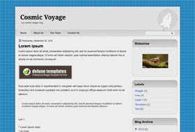 Cosmic Voyage - blogger template