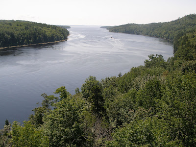 the Penobscot River by it