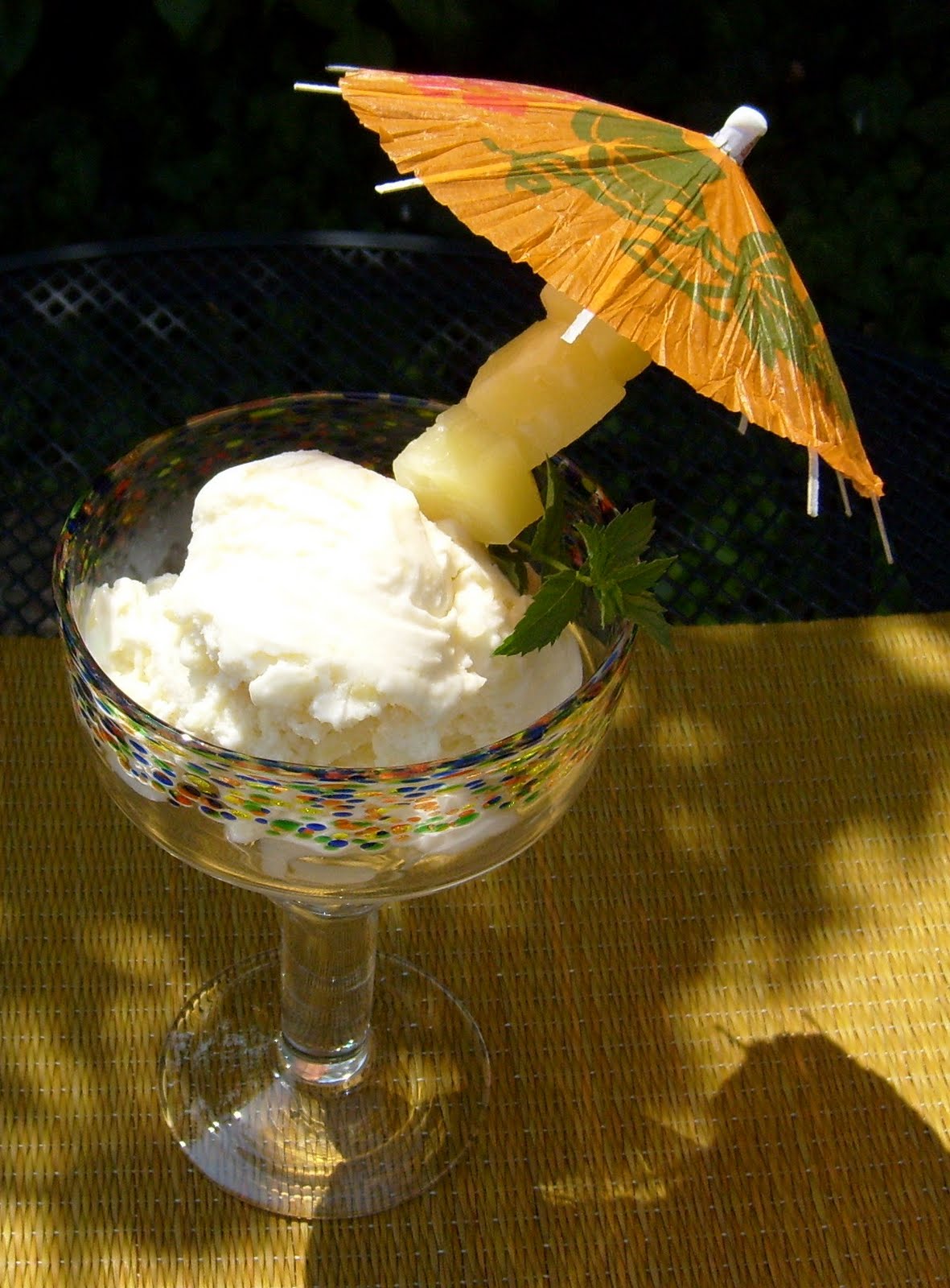 Happier Than A Pig In Mud Pina Colada Ice Cream!