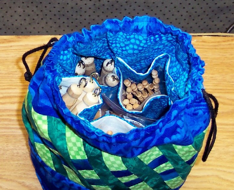 EclecticMeanderings New Bobbin Lace Pillow and Bag