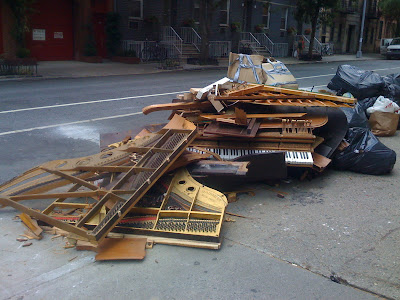 Smashed Piano