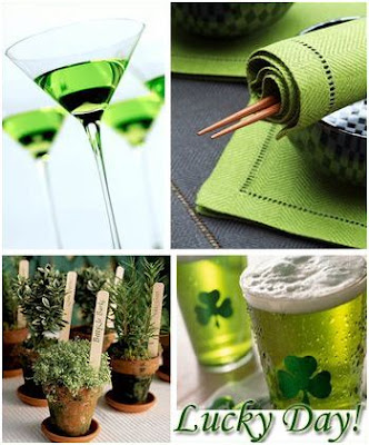 decorar una mesa en el dia de san patricio