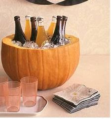 Sirve las bebidas bien frias en Halloween