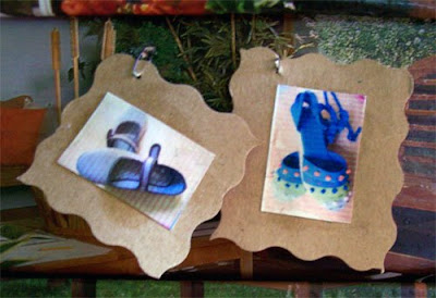 como decorar cajas de zapatos con fotos