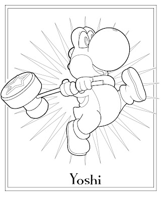 Baby Yoshi Coloring Pages Baby Yoshi Coloring Pages