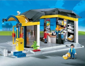 playmobil mail truck