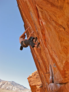 An arm, leg, and core work out in Red Rocks, NV