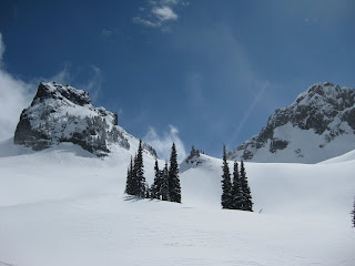 Castle and Pinnacle Peaks in the Tatoosh Range, Mount Rainier National Park