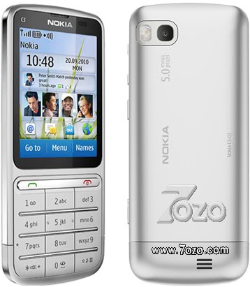 Nokia C3-01 Black. The Nokia C3-01 Touch and Type