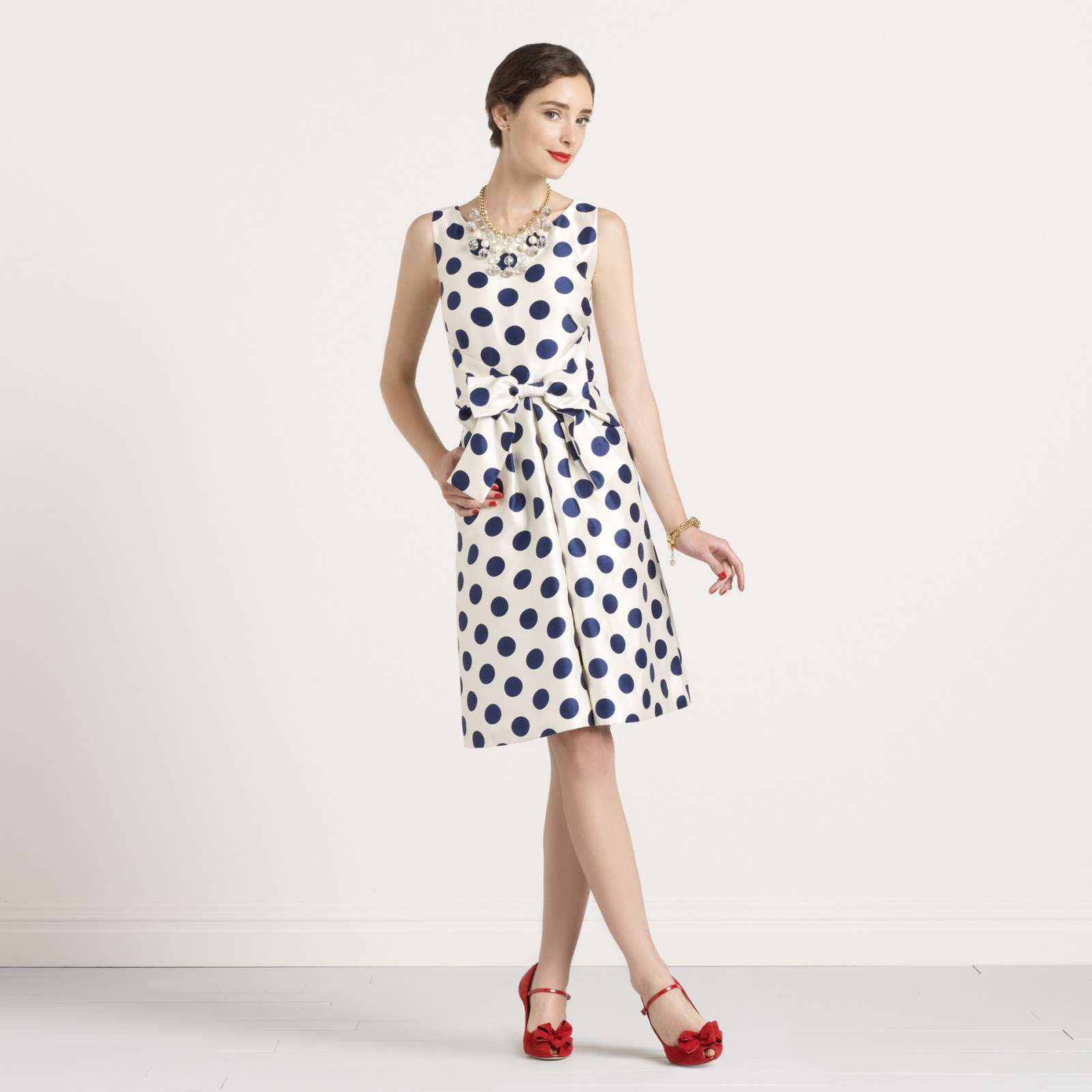 laiyah mockable polka dot dress