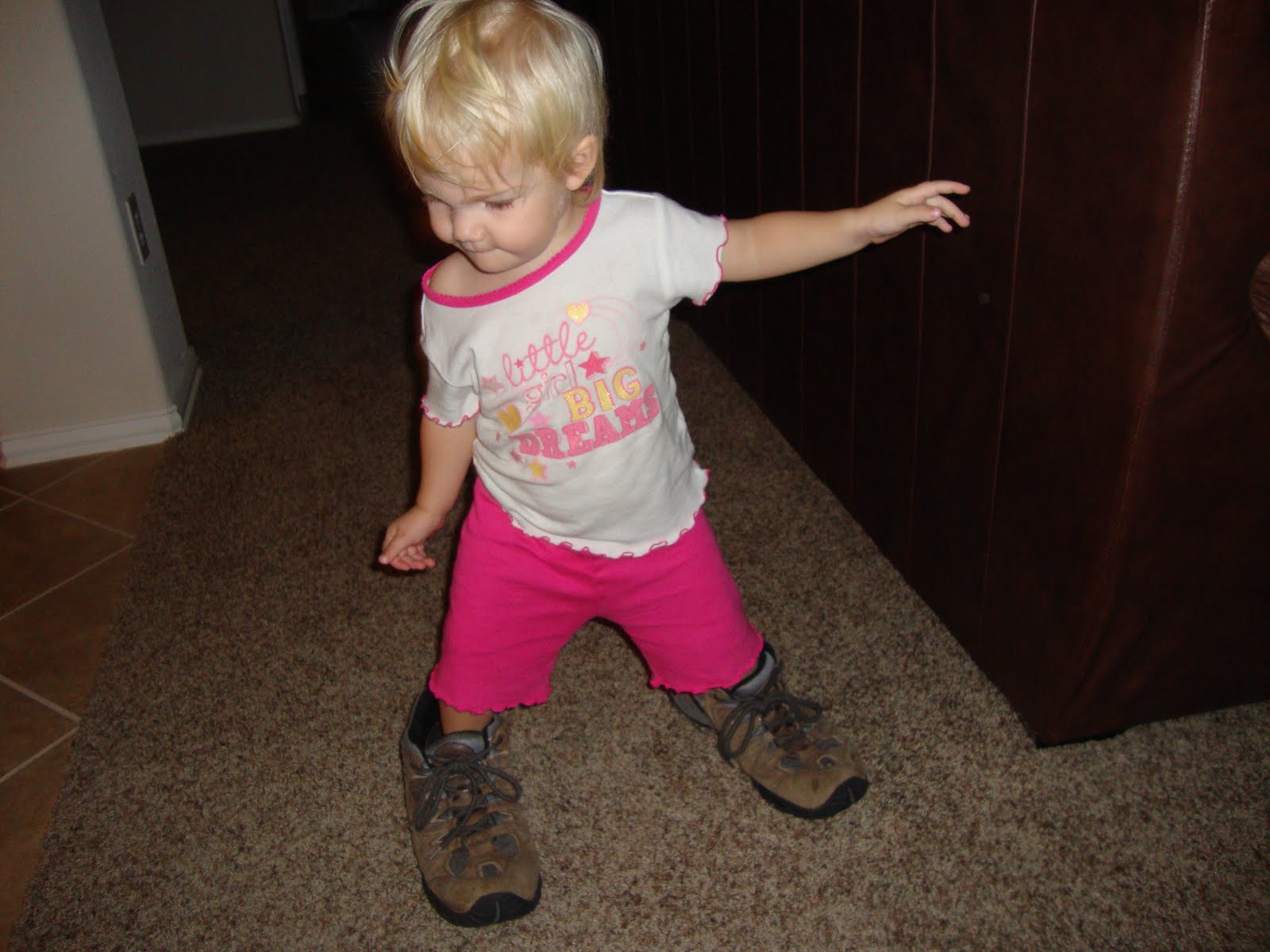 Williams Family Too big for her britches!