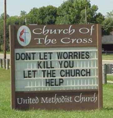 funny signs for kids. Funny Church Marquee 34