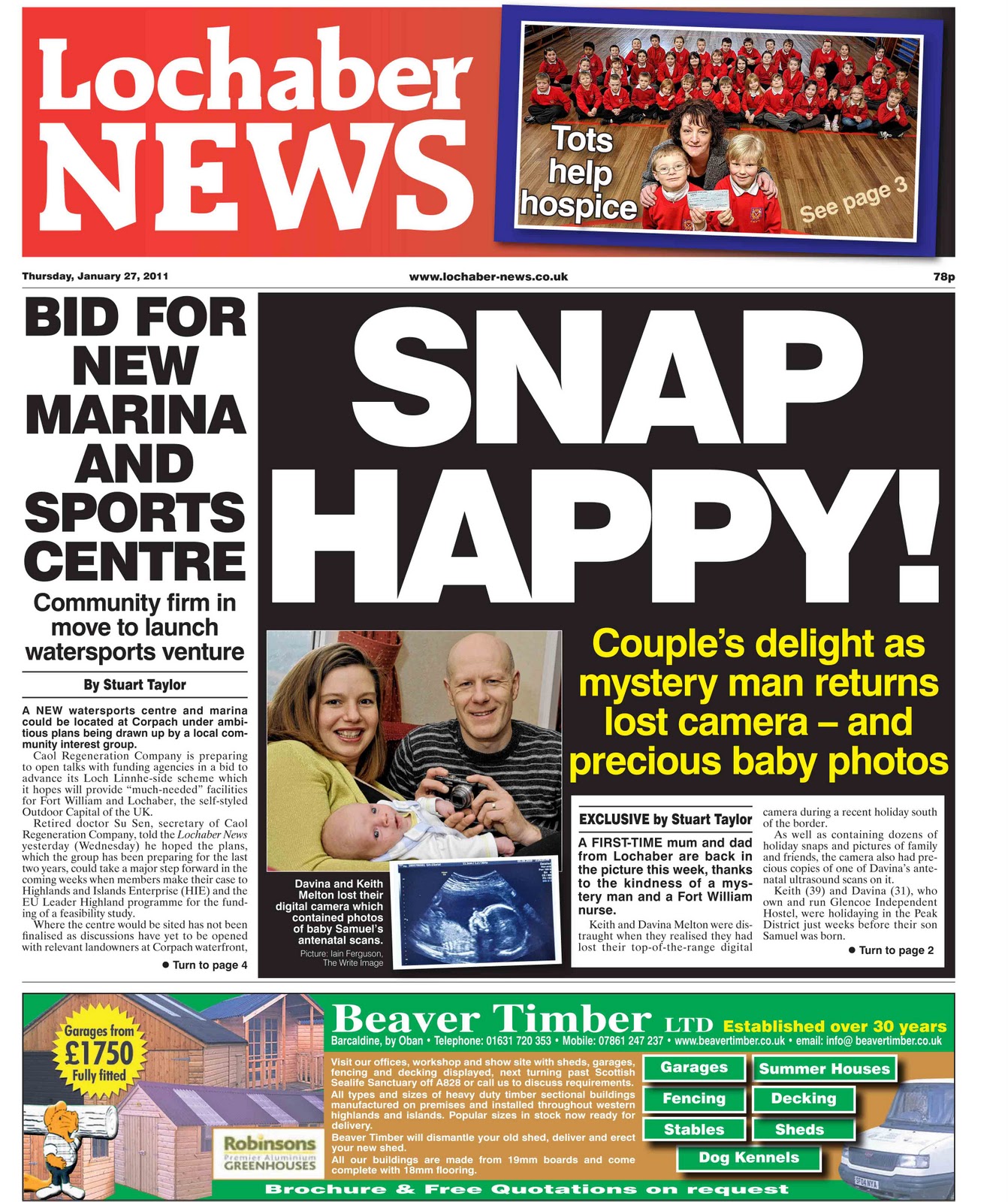 Sands Media Services Fresh look for Highland newspapers