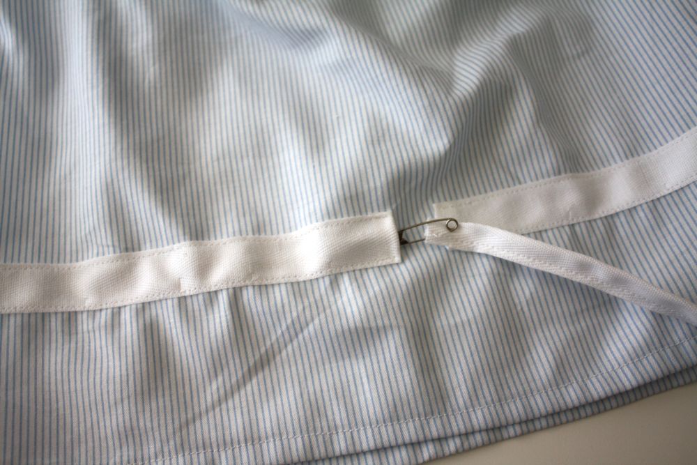 drawstring waist tutorial