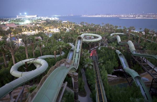 Master Blasters to children's twisters, Aquaventure Dubai has slide fun Master Blasters to children's twisters, Aquaventure Dubai has slide fun