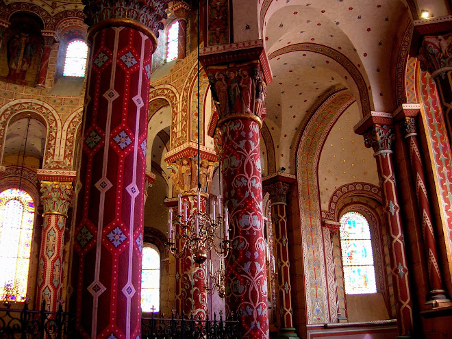 INTERIEUR ABBATIALE SAINT-AUSTREMOINE - ISSOIRE (France)