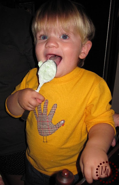 adorable turkey handprint shirt