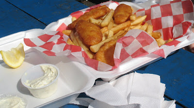 halibut and chips at the lockspot cafe, ballard, seattle