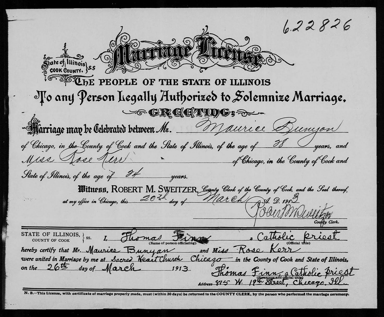 The Kerr Family Line Rose Kerr Bunyan