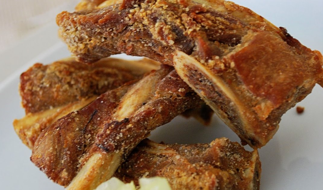 snap♥eat deepfried pork spare ribs