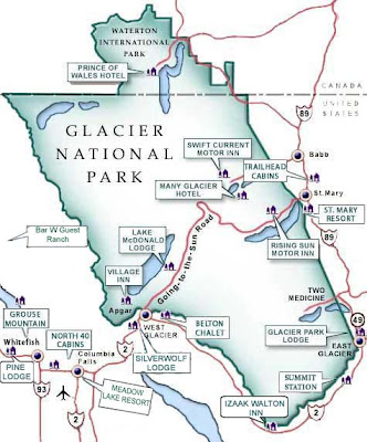 Glacier National Park Maps glacier national park map. Glacier National Park Maps