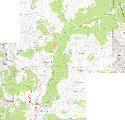 Glacier National Park Topo Map glacier national park map. Glacier National Park Topo Map