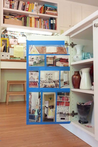 dollhouse, green dollhouse, diy dollhouse, eco dollhouse, dollhouse in a cupboard