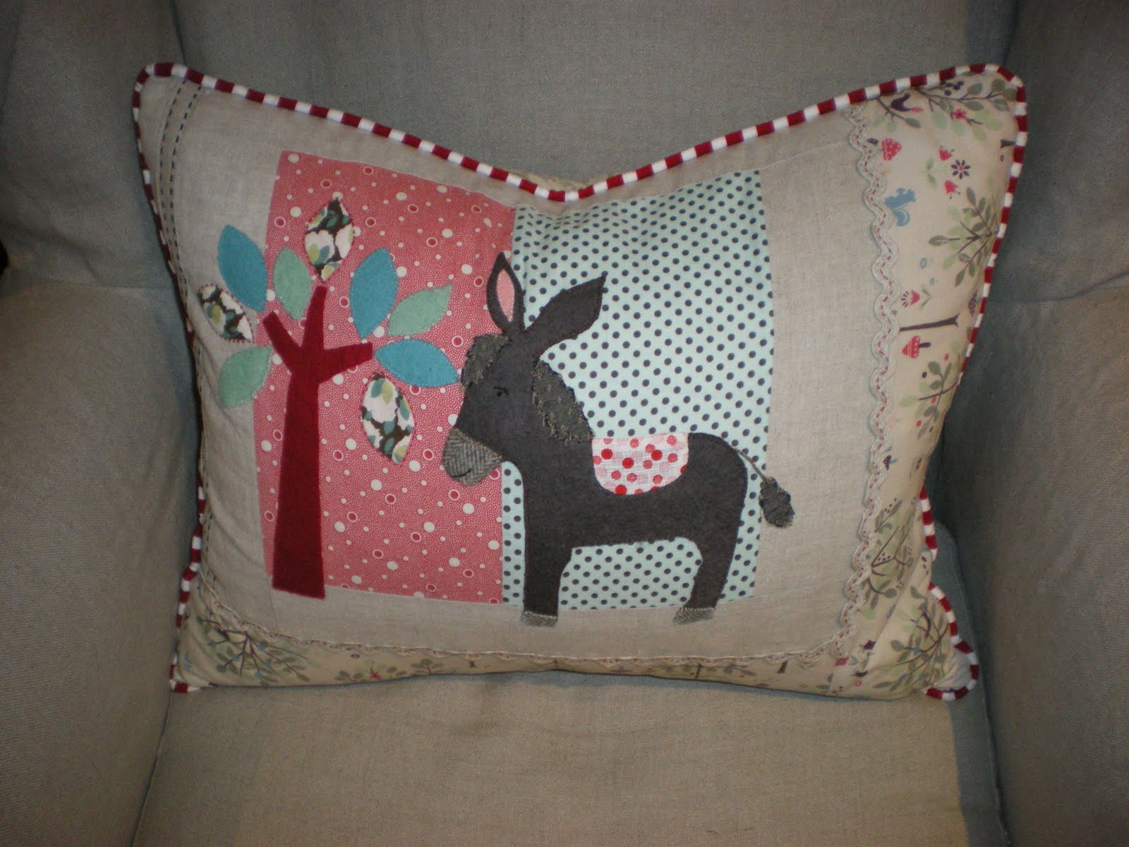 a very fine house Donkey Cushion