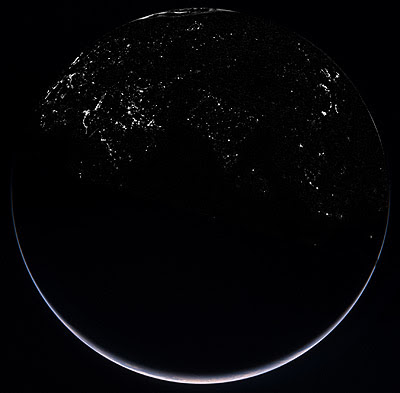 Images Of Earth From Space At Night. more on the european space