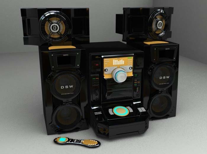 Latest Technology Sony Music System Gnz1000d