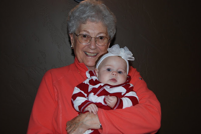 This is My Grandma Peterson with Baby Taylor!