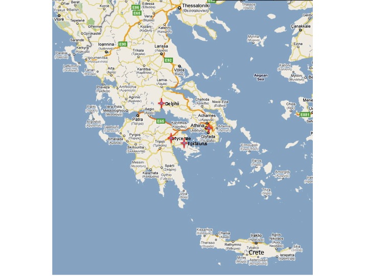 Epidaurus Map