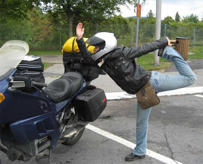 darla motorcycle yoga