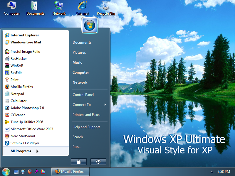 Theme Styles Free Windows XP Ultimate Visual Style