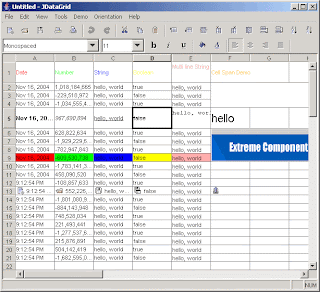 spreadsheet software
