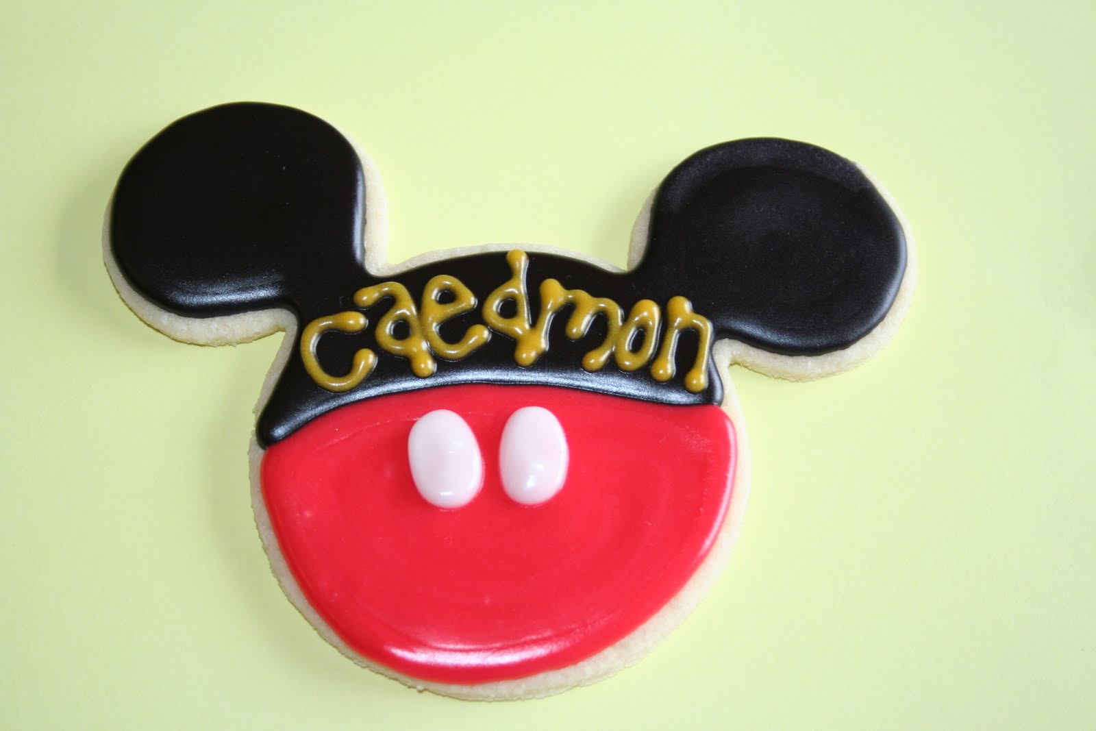 Mickey Mouse Cookies