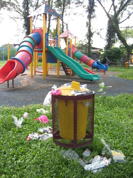 Lim Lip Eng: Playground is home to a colony of rats and strewn with rubbish