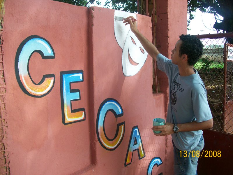 Pintando a porteira