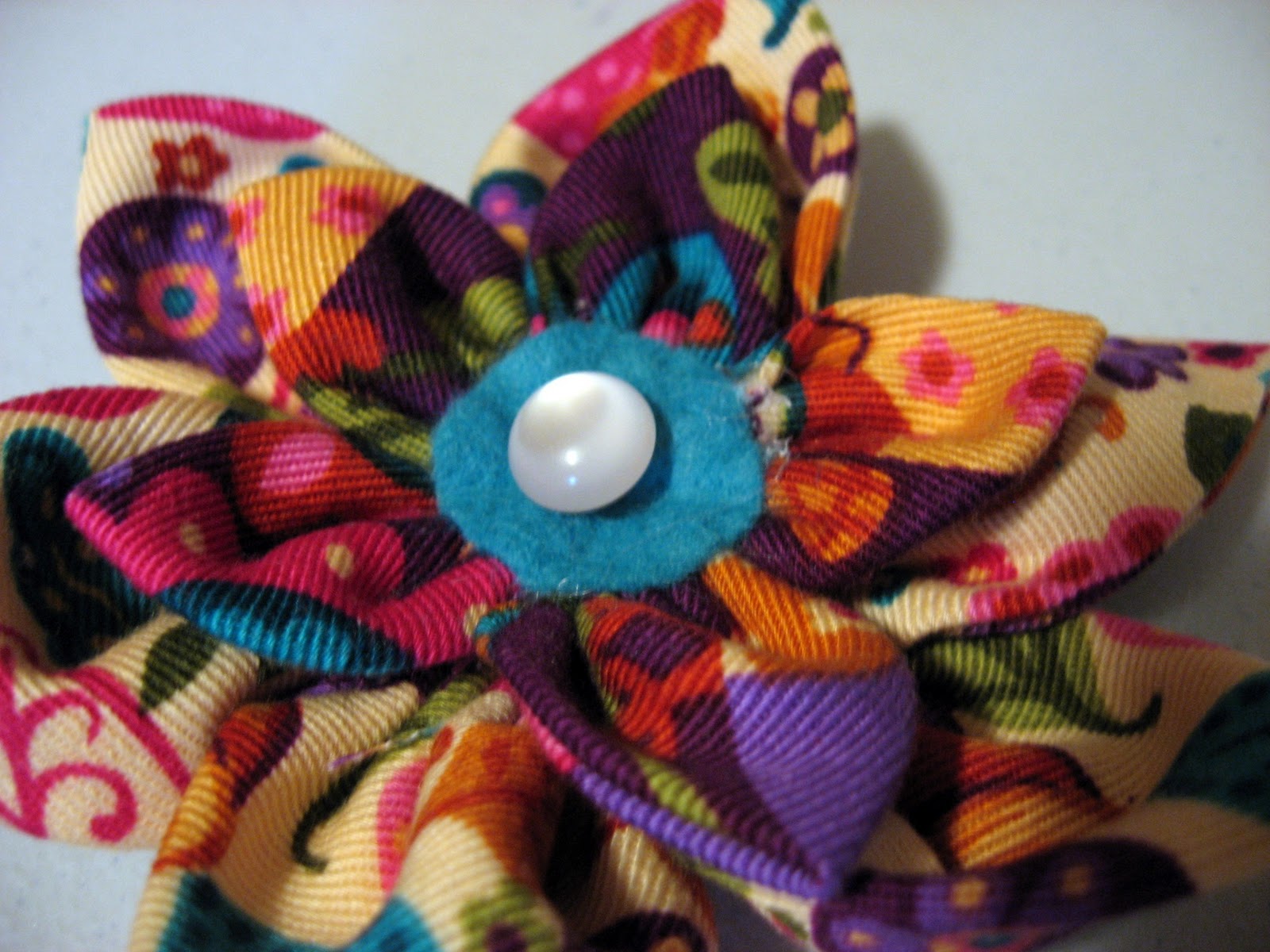 Pattern Shmattern Flower Hair Bow Tutorial