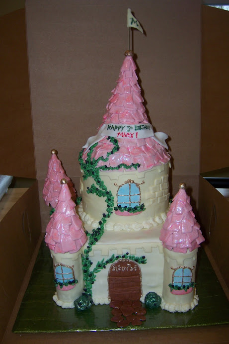 Mary's Princess Castle Cake