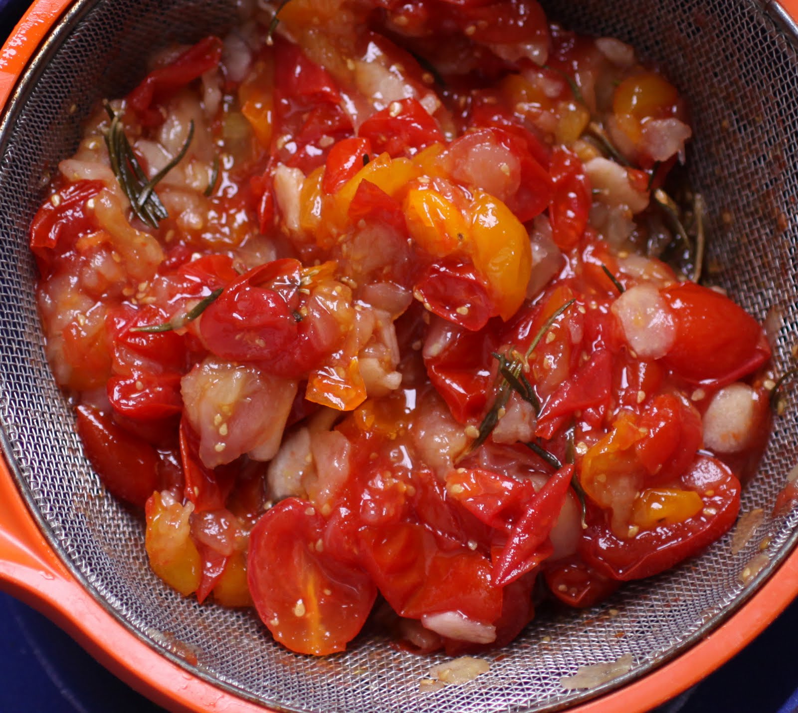 Seattle Pastry Girl Ripe Tomato and Apple with Rosemary Jam
