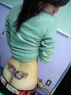 Butterfly Lower Back Tattoos - More Fashionable Then Traditional Tattoo Designs