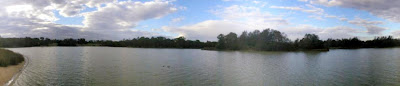 Panorama of Jells Park lake