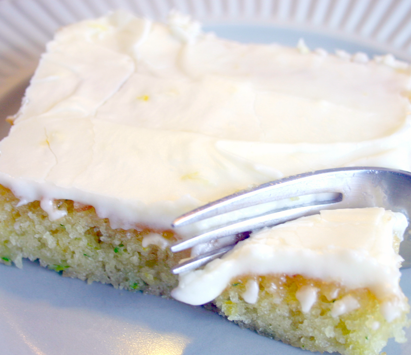 Of Soup and Love Sweet Ginger Zucchini Cake with LemonGinger Cream