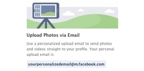 Facebook email photos