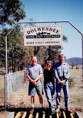 In 2002, the three of us return to the farm for the first time since 1962