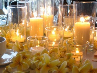 How much did you spend per centerpiece wedding Pw candle centerpiece