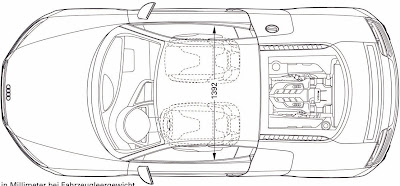Blueprint Audi R8
