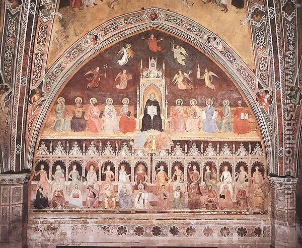 The fresco which inspired Miss Mason's "Great Recognition"
